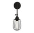 1-Light Adjustable Wall Sconce in Matte Black
