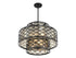 Mannheim 4-Light Pendant in Matte Black