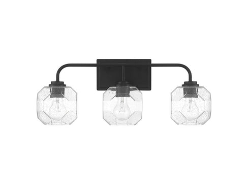 Baldwin 3-Light Bathroom Vanity Light in Satin Nickel