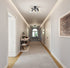 Modern Black Sputnik Ceiling Light 8-Light Flush Mount Fixture