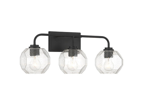 Baldwin 3-Light Bathroom Vanity Light in Satin Nickel
