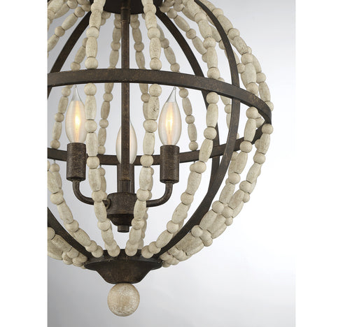 3-Light Pendant in Avignon