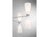 8-Light Chandelier in Natural Brass