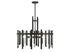 Guillford 6-Light Pendant in Matte Black