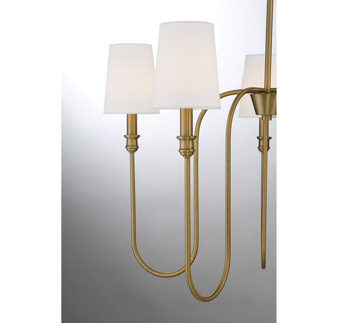 5-Light Chandelier in Aged Iron