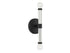Kingsburg 2-Light Wall Sconce in Matte Black