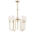 5-Light Chandelier in Aged Iron
