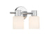Strand 2-Light Bathroom Vanity Light in Matte Black