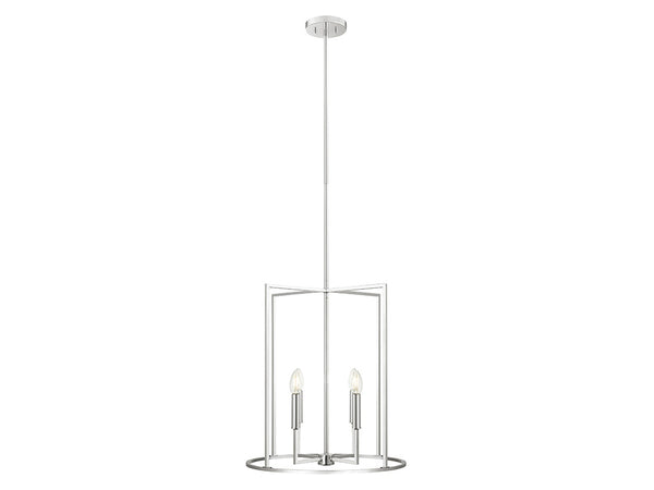 4-Light Pendant in Chrome
