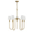 5-Light Chandelier in Aged Iron