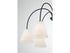 6-Light Chandelier in Matte Black