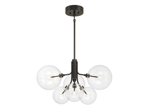 6-Light Chandelier in Oil Rubbed Bronze