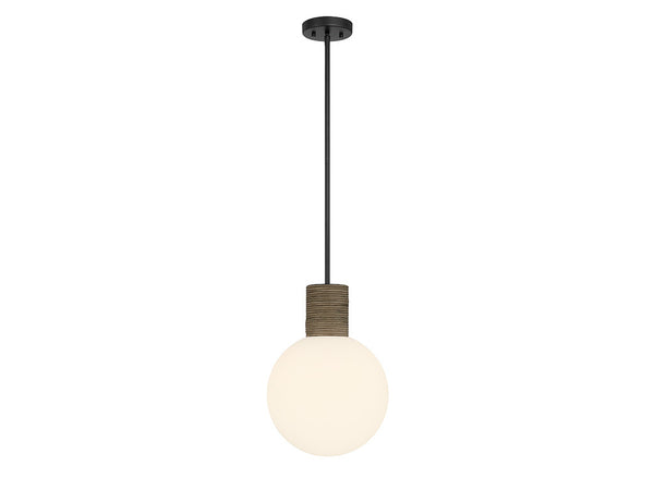 Jarrell 1-Light Pendant in Matte Black