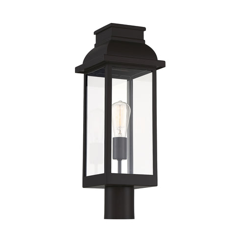 Drexel 1-Light Outdoor Post Lantern in English Bronze