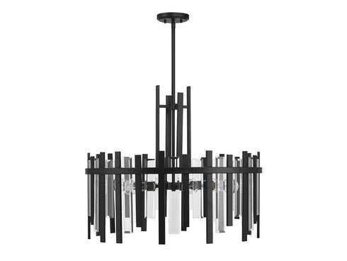 Guillford 6-Light Pendant in Matte Black