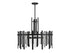 Guillford 6-Light Pendant in Matte Black