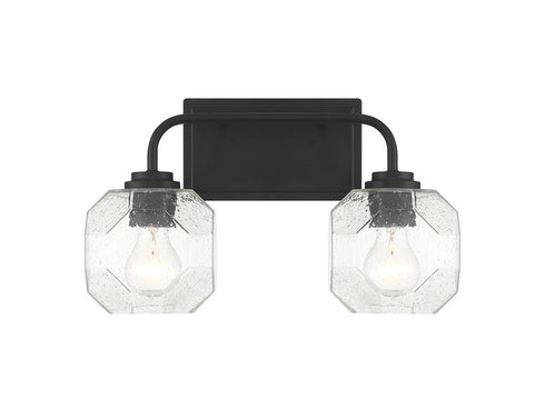 Baldwin 2-Light Bathroom Vanity Light in Satin Nickel