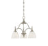 Herndon 3-Light Chandelier in Satin Nickel