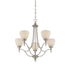 Herndon 5-Light Chandelier in Satin Nickel