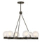 Darien 6-Light Chandelier in Mediterranean Bronze