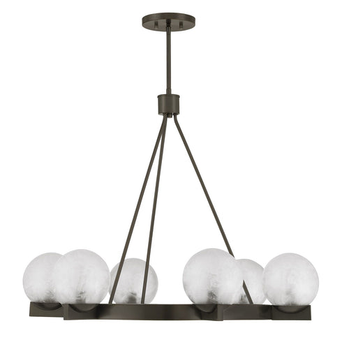 Darien 6-Light Chandelier in Mediterranean Bronze