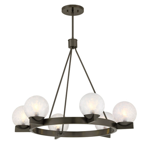 Darien 6-Light Chandelier in Mediterranean Bronze