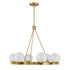 Darien 6-Light Chandelier in Mediterranean Bronze