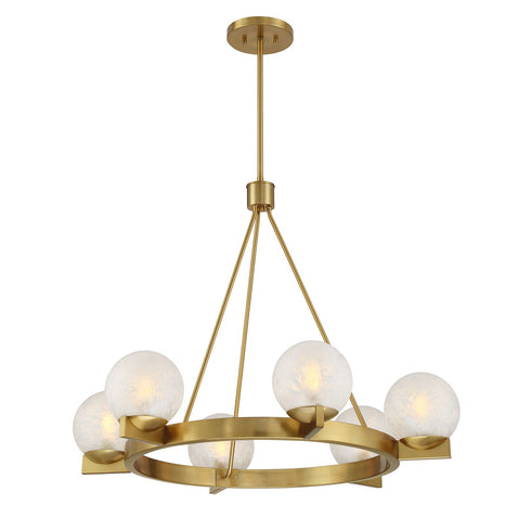 Darien 6-Light Chandelier in Mediterranean Bronze
