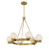Darien 6-Light Chandelier in Mediterranean Bronze