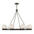Darien 8-Light Chandelier in Mediterranean Bronze
