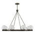 Darien 8-Light Chandelier in Mediterranean Bronze
