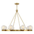 Darien 8-Light Chandelier in Mediterranean Bronze