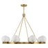 Darien 8-Light Chandelier in Mediterranean Bronze