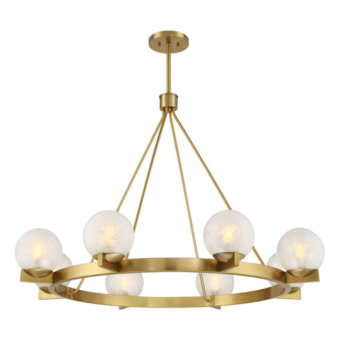 Darien 8-Light Chandelier in Mediterranean Bronze