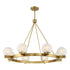 Darien 8-Light Chandelier in Mediterranean Bronze