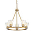 Calhoun 5-Light Chandelier in Warm Brass