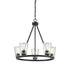 Calhoun 5-Light Chandelier in Warm Brass