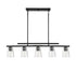 Calhoun 5-Light Linear Chandelier in Warm Brass