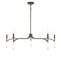 Laramie 5-Light Chandelier in Chelsea Walnut