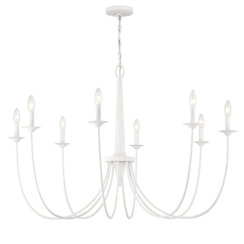 Stonecrest 8-Light Chandelier in French Gold