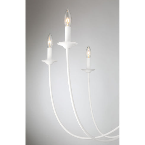 Stonecrest 8-Light Chandelier in French Gold