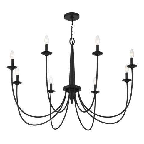 Stonecrest 8-Light Chandelier in French Gold