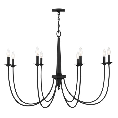 Stonecrest 8-Light Chandelier in French Gold
