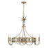 Hearst 8-Light Chandelier in Noble Brass