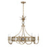 Hearst 8-Light Chandelier in Noble Brass
