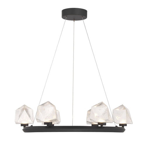 Castello 6-Light Chandelier in Warm Brass