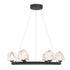 Castello 6-Light Chandelier in Warm Brass