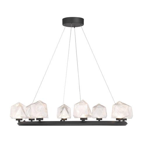 Castello 8-Light Chandelier in Warm Brass