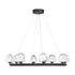 Castello 8-Light Chandelier in Warm Brass