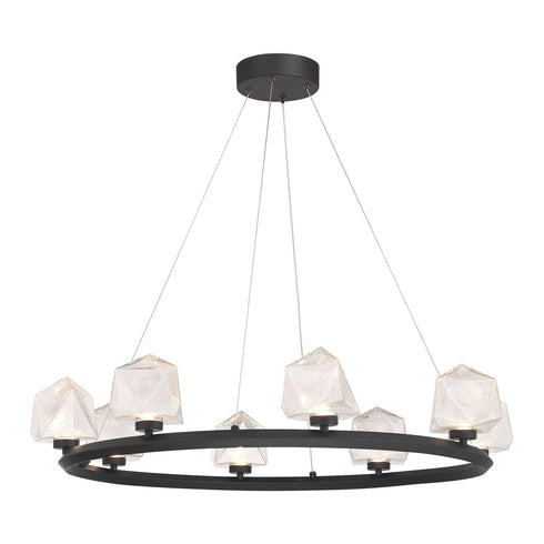 Castello 8-Light Chandelier in Warm Brass